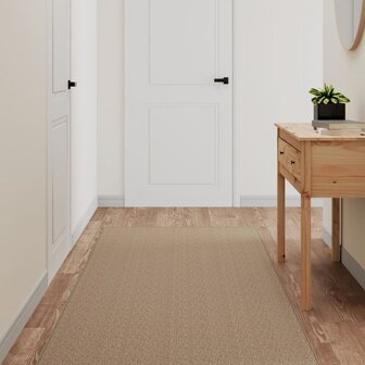 Tapijtloper 80x200 cm sisal-look zandkleurig 8720845924218 1