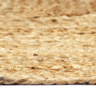 Vloerkleed handgemaakt 120x180 cm jute naturel 8718475733683 3