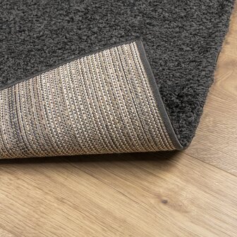 Vloerkleed PAMPLONA shaggy hoogpolig modern 80x200 cm antraciet 8721012227873 5