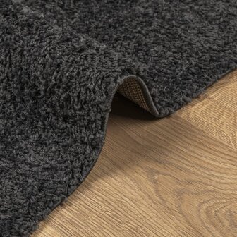 Vloerkleed PAMPLONA shaggy hoogpolig 120x120 cm antraciet 8721012227903 6