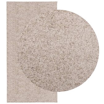 Vloerkleed PAMPLONA shaggy hoogpolig modern 100x200 cm beige 8721012228115 3