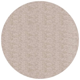 Vloerkleed PAMPLONA shaggy hoogpolig modern &Oslash; 80 cm beige 8721012228221 2