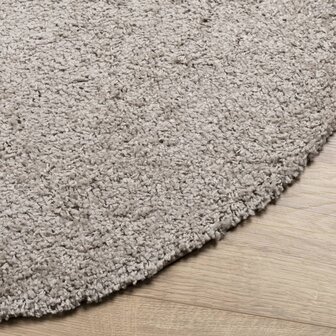 Vloerkleed PAMPLONA shaggy hoogpolig modern &Oslash; 80 cm beige 8721012228221 4