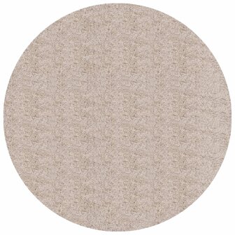 Vloerkleed PAMPLONA shaggy hoogpolig modern &Oslash; 100 cm beige 8721012228238 2