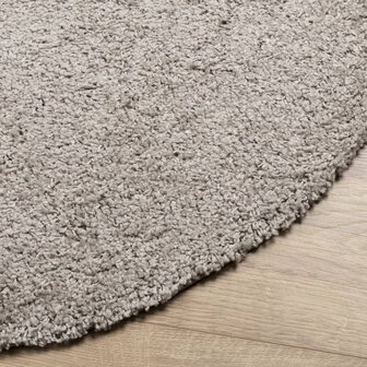 Vloerkleed PAMPLONA shaggy hoogpolig modern &Oslash; 100 cm beige 8721012228238 4