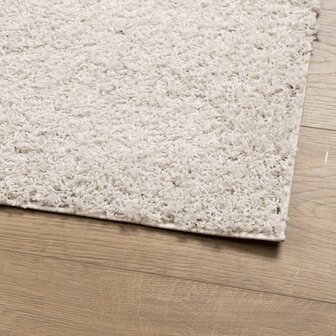 Vloerkleed PAMPLONA shaggy hoogpolig modern 60x110 cm cr&egrave;me 8721012228290 4