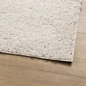 Vloerkleed PAMPLONA shaggy hoogpolig modern 160x230 cm cr&egrave;me 8721012228382 4