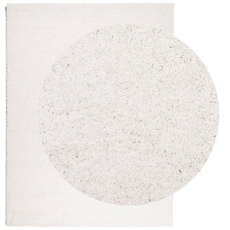 Vloerkleed PAMPLONA shaggy hoogpolig modern 300x400 cm cr&egrave;me 8721012228436 3