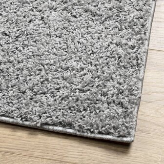 Vloerkleed PAMPLONA shaggy hoogpolig modern 80x250 cm grijs 8721012228542 4