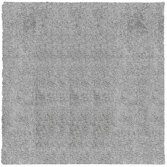 Vloerkleed PAMPLONA shaggy hoogpolig modern 120x120 cm grijs 8721012228566 2