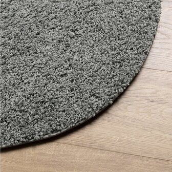 Vloerkleed PAMPLONA shaggy hoogpolig modern &Oslash; 100 cm groen 8721012229112 4