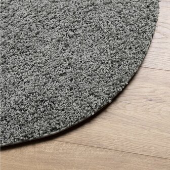 Vloerkleed PAMPLONA shaggy hoogpolig modern &Oslash; 200 cm groen 8721012229143 4