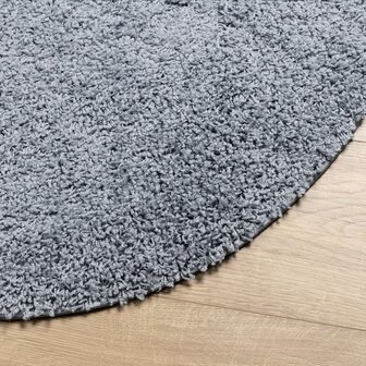 Vloerkleed PAMPLONA shaggy hoogpolig modern &Oslash; 80 cm blauw 8721012229327 4