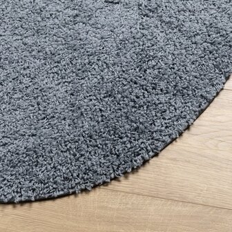 Vloerkleed PAMPLONA shaggy hoogpolig modern &Oslash; 100 cm blauw 8721012229334 4