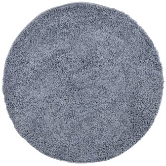 Vloerkleed PAMPLONA shaggy hoogpolig modern &Oslash; 240 cm blauw 8721012229372 2