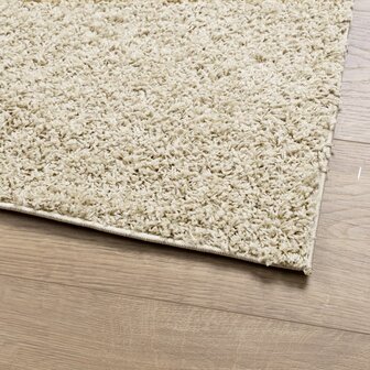 Vloerkleed PAMPLONA shaggy hoogpolig modern 60x110 cm goudkleur 8721012229396 4