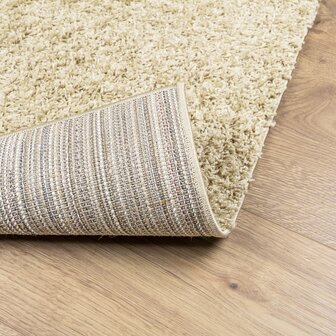 Vloerkleed PAMPLONA shaggy hoogpolig modern 60x110 cm goudkleur 8721012229396 5