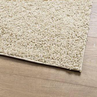 Vloerkleed PAMPLONA shaggy hoogpolig modern 80x150 cm goudkleur 8721012229402 4