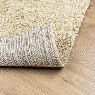 Vloerkleed PAMPLONA shaggy hoogpolig modern 80x150 cm goudkleur 8721012229402 5