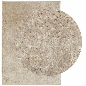 Vloerkleed ISTAN hoogpolig glanzend 120x170 cm beige 8721012232532 3