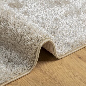 Vloerkleed ISTAN hoogpolig glanzend 140x200 cm beige 8721012232549 6