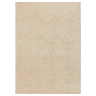 Vloerkleed kortpolig 140x200 cm beige 8720286848586 1