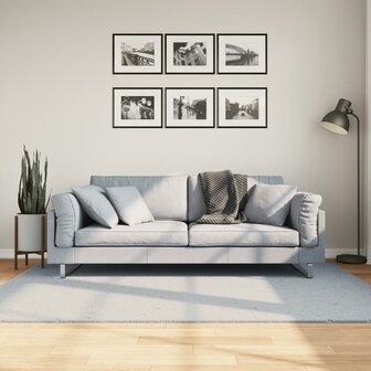 Vloerkleed HUARTE laagpolig zacht wasbaar 140x200 cm blauw 8721012227354 1