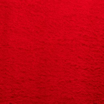 Vloerkleed HUARTE laagpolig zacht wasbaar 80x200 cm rood 8721012227682 9