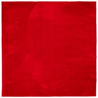 Vloerkleed HUARTE laagpolig zacht wasbaar 120x120 cm rood 8721012227712 2