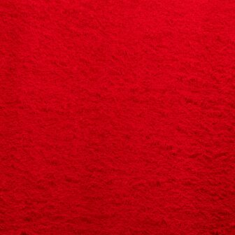 Vloerkleed HUARTE laagpolig zacht wasbaar 120x120 cm rood 8721012227712 9