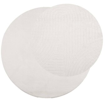 Vloerkleed IZA laagpolig Scandinavisch &Oslash; 80 cm cr&egrave;mekleurig 8721012230460 3