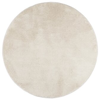 Vloerkleed OVIEDO laagpolig &Oslash; 100 cm beige 8721012231016 2