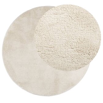 Vloerkleed OVIEDO laagpolig &Oslash; 120 cm beige 8721012231023 3