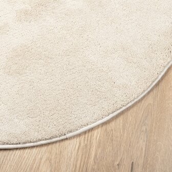 Vloerkleed OVIEDO laagpolig &Oslash; 120 cm beige 8721012231023 4