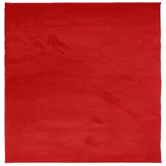 Vloerkleed OVIEDO laagpolig 160x160 cm rood 8721012232259 2