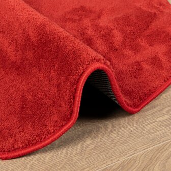 Vloerkleed OVIEDO laagpolig &Oslash; 100 cm rood 8721012232334 6