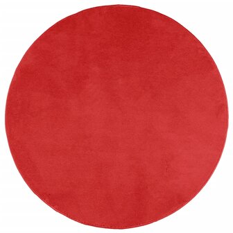 Vloerkleed OVIEDO laagpolig &Oslash; 200 cm rood 8721012232365 2