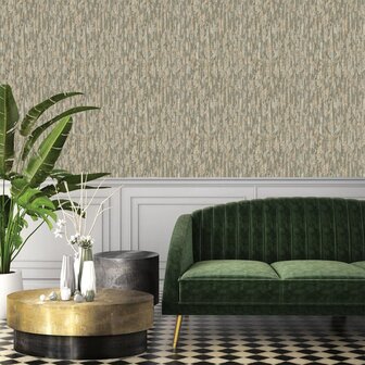 DUTCH WALLCOVERINGS Behang Phoenix groen en beige 5411012472573 3