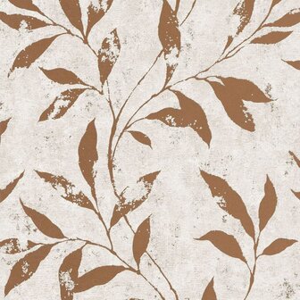 DUTCH WALLCOVERINGS Behang Leafs beige en bruin 5411012465643 2