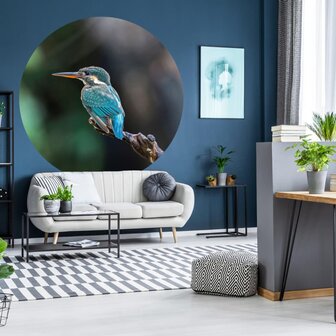 WallArt Behangcirkel The Kingfisher 142,5 cm 8719992629633 4