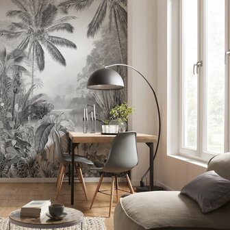 Komar Fotobehang Lac Tropical Black &amp; White 200x270 cm 4055065301292 5