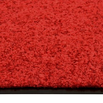 Deurmat wasbaar 40x60 cm rood 8720286064733 4