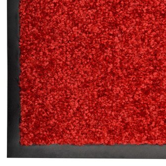 Deurmat wasbaar 60x90 cm rood 8720286064740 3