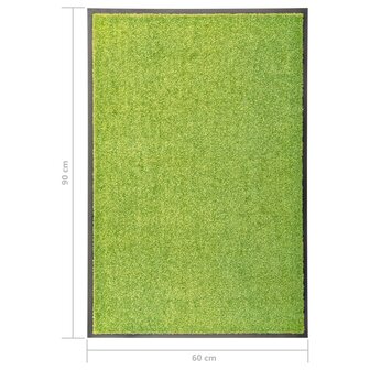 Deurmat wasbaar 60x90 cm groen 8720286064801 6