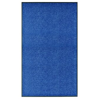 Deurmat wasbaar 90x150 cm blauw 8720286064955 1