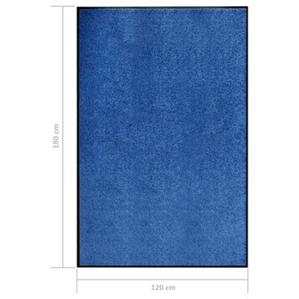 Deurmat wasbaar 120x180 cm blauw 8720286064962 6