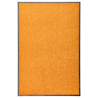 Deurmat wasbaar 60x90 cm oranje 8720286065044 1