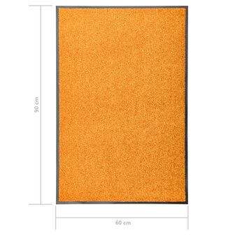 Deurmat wasbaar 60x90 cm oranje 8720286065044 6