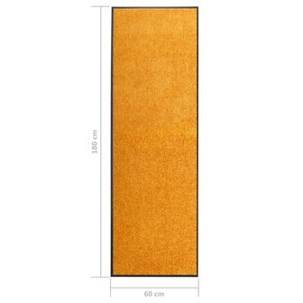 Deurmat wasbaar 60x180 cm oranje 8720286065051 6