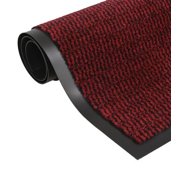 Droogloopmatten 2 st rechthoekig getuft 40x60 cm rood 8719883874418 2